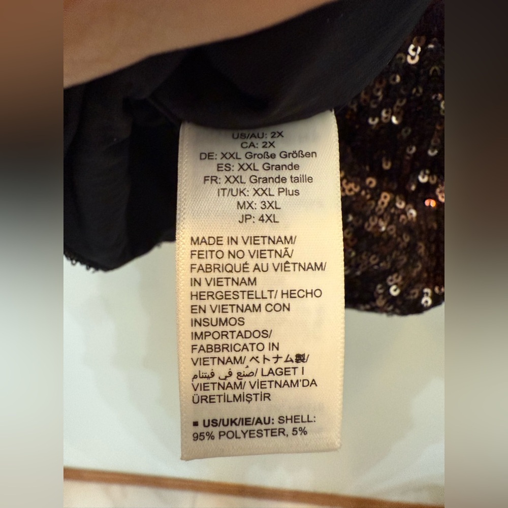 NWT The Drop Helena Faux Wrap Dress‎ in Bronze - Size 2X. - Picture 12 of 12